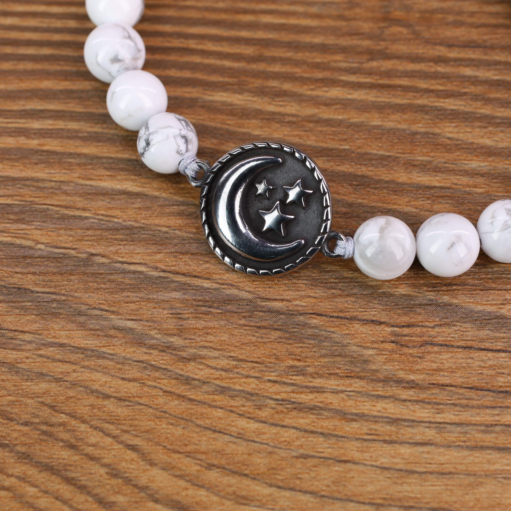 COAI My Sun and Stars Moon of My Life Onyx Howlite Stone Yin Yang Matching Couples Bracelets