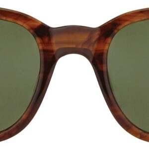 AO Tournament Sunglasses - Woodgrain - Calobar Green AOLite Nylon Lenses - 52-20-145