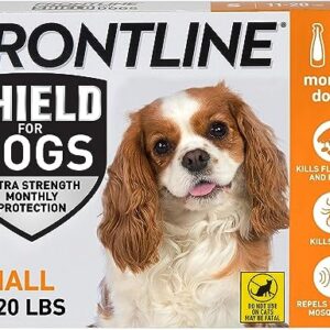 FRONTLINE Shield Flea & Tick Treatment for Small Dogs 11-20 lbs., Count of 3