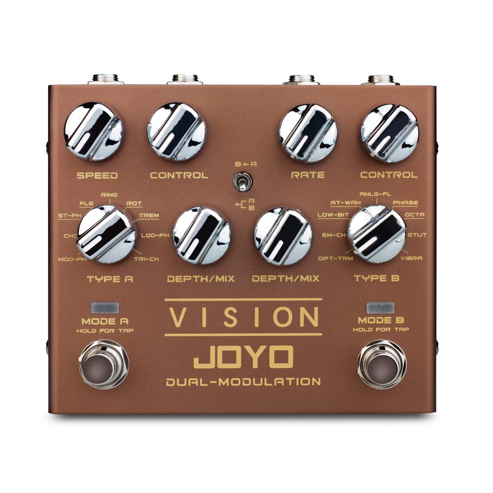 JOYO R-09 VISION Dual Channel Modulation Electric Guitar Effect Pedal