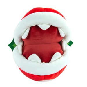 Club Mocchi- Mocchi- Nintendo Super Mario Plush - Piranha Plant Plushie - Collectible Squishy Plushies - 15 Inch, Red