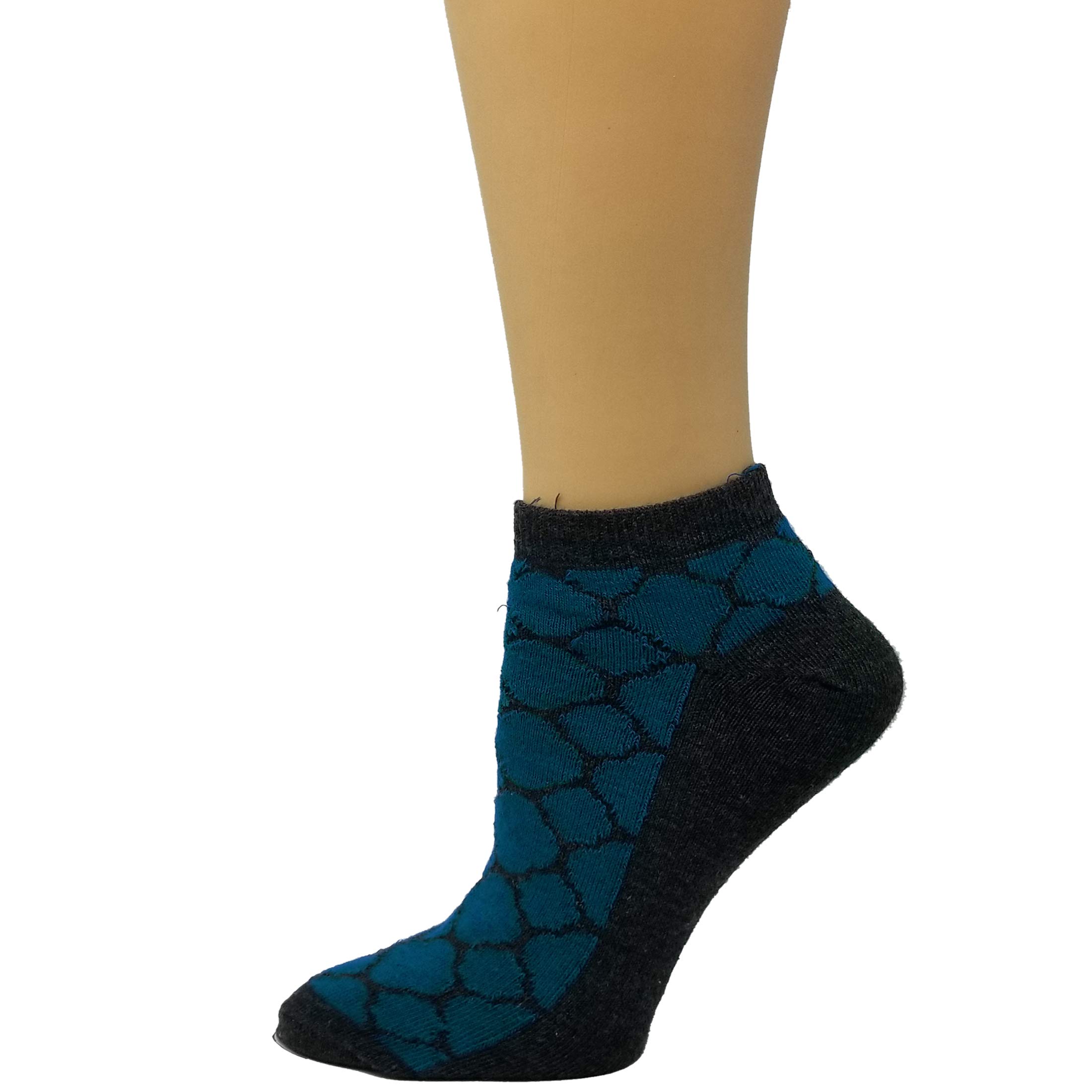 Debra Weitzner Womens Runner Ankle Socks - Low-Cut Colorful Socks (Size 9-11 and 10-13) 12 Pairs