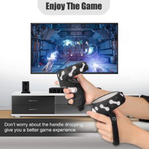 Eyglo Touch Controller Grip Cover & Adjustable Knuckle Strap for Oculus Quest 2 Anti Slip Anti-Throw Handle Protective Covers Oculus Quest 2 Controller Accessories