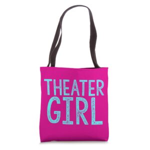 cute theatre gift for women broadway lovers theater girl tote bag