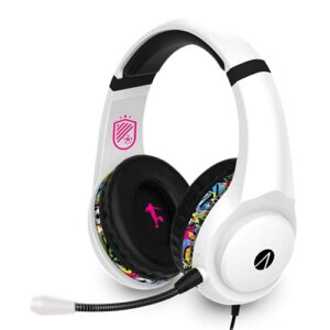 STEALTH Street Gaming Headset with Stand (White with Black/Graffiti Stand)