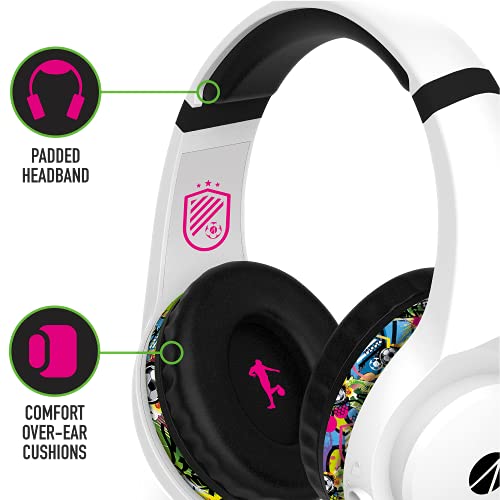 STEALTH Street Gaming Headset with Stand (White with Black/Graffiti Stand)