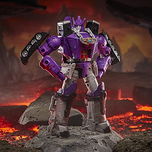 Transformers Toys Generations War for Cybertron: Kingdom Leader WFC-K28 Galvatron Action Figure - Kids Ages 8 and Up, 7.5-inch