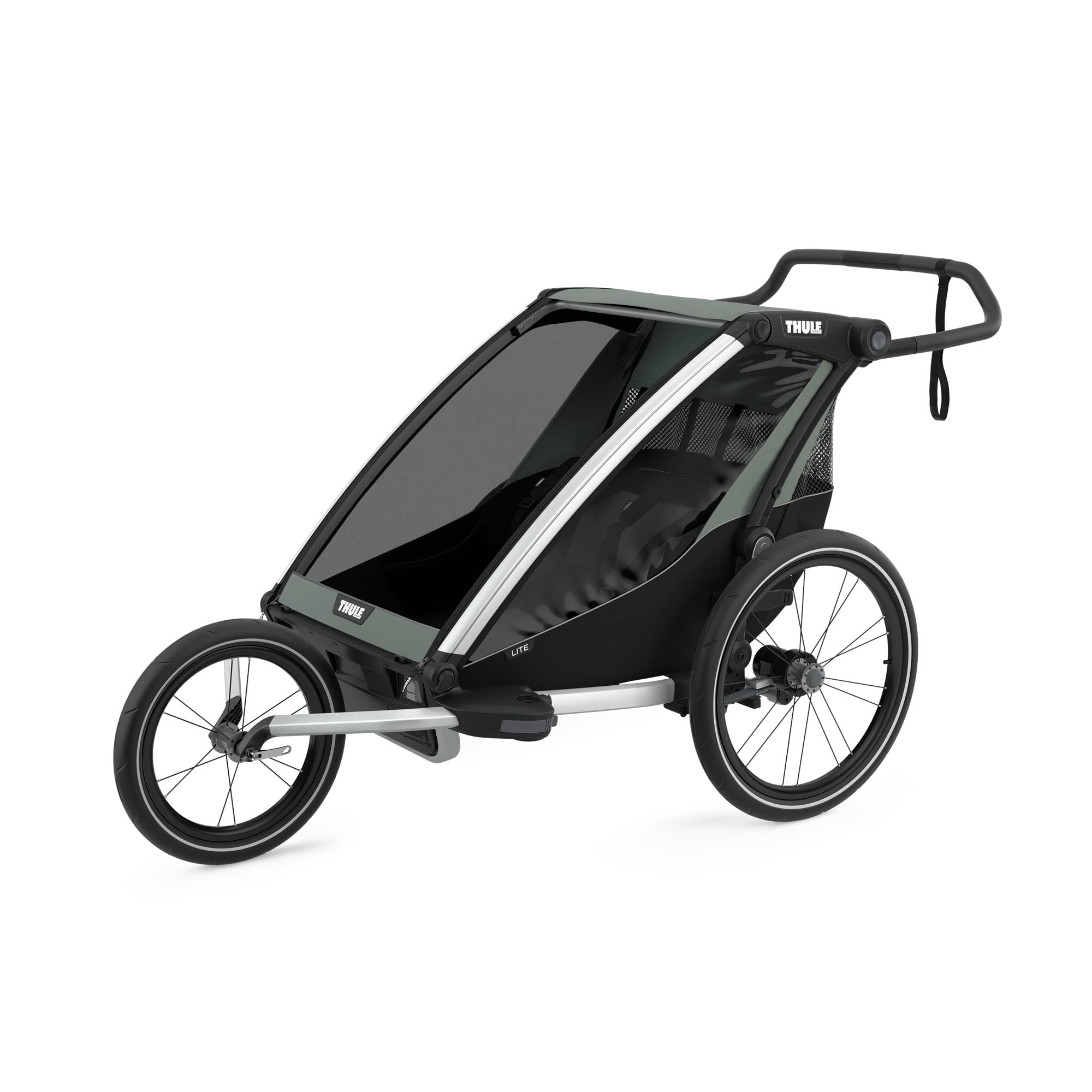 Thule Chariot Lite Multisport Trailer & Stroller, Double, Agave