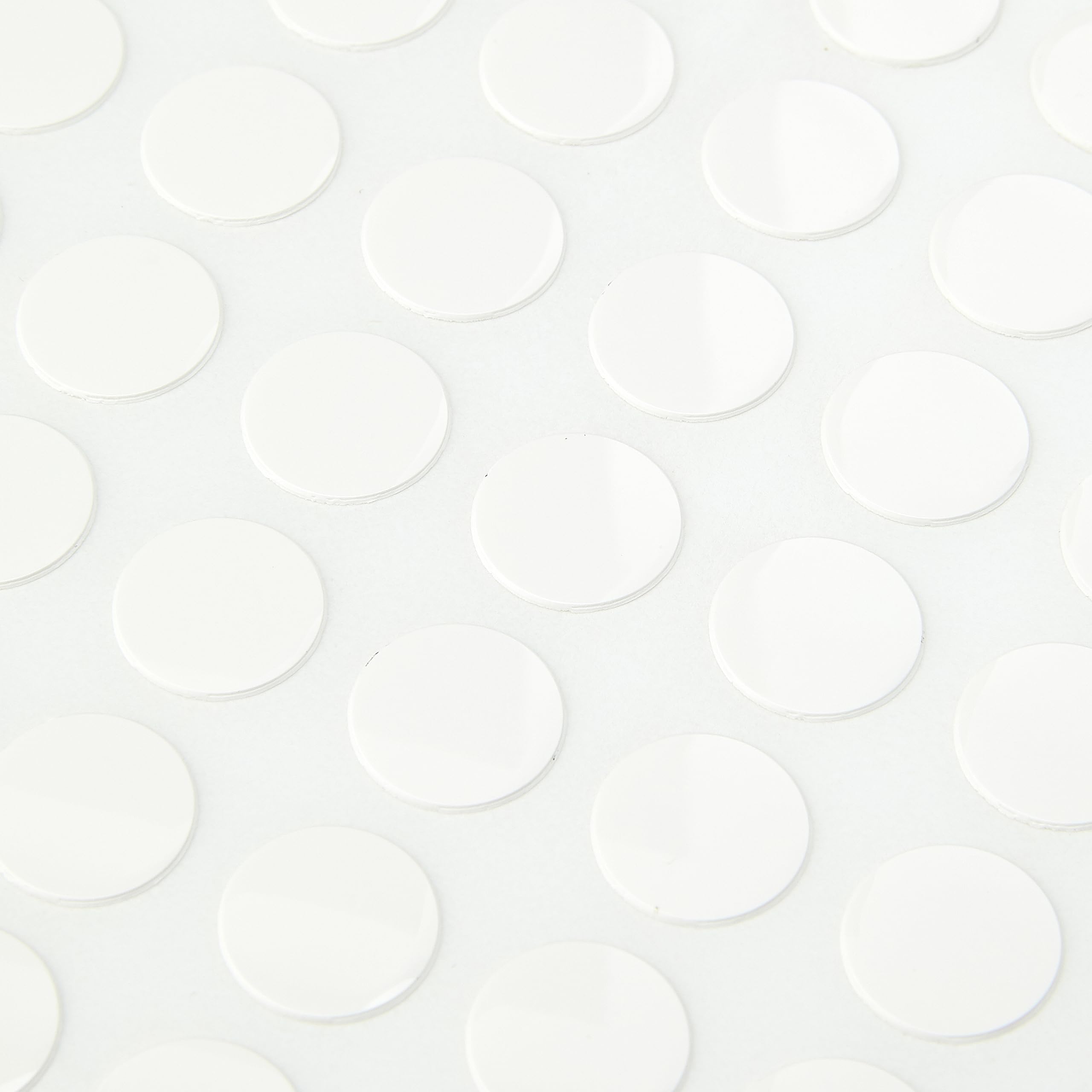 TIMco Self-Adhesive Cover Caps 13 mm - White Gloss - (Pack 112) - COVERWG13