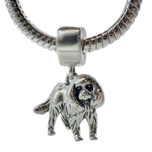 BOLENVI 3D Cocker Spaniel Dog 925 Sterling Silver Dangle Pendant X Charm Bead For Pandora & Similar Charm Bracelets or Necklaces