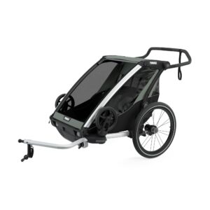 thule chariot lite multisport trailer & stroller, double, agave