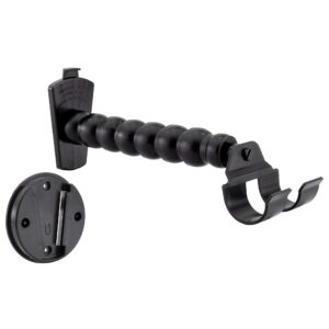 recpro ice fishing gear multi-flex rod holder | quick disc wall mount