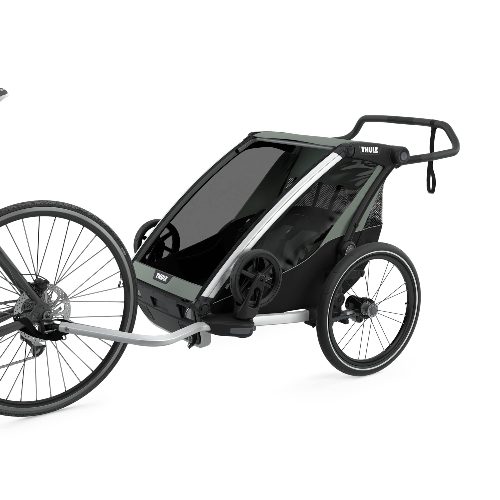 Thule Chariot Lite Multisport Trailer & Stroller, Double, Agave