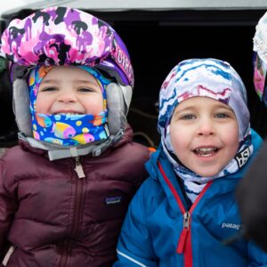 BLACKSTRAP Kids The Hood Dual Layer Cold Weather Neck Gaiter and Warmer for Children (Tie Dye Loud)