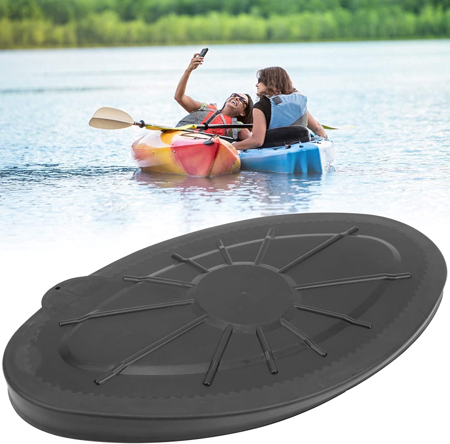 Access Hatch Cover Deck Hatch Cover Hatch Deck Plate Kit Cover Waterproof Deck Inspection Plate for Marine Boat Kayak Canoe