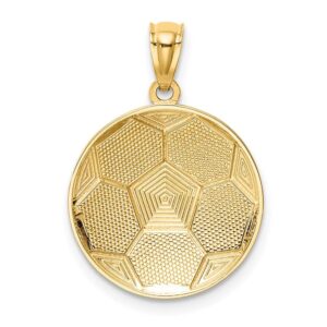 14K Soccer Ball Pendant QC4631