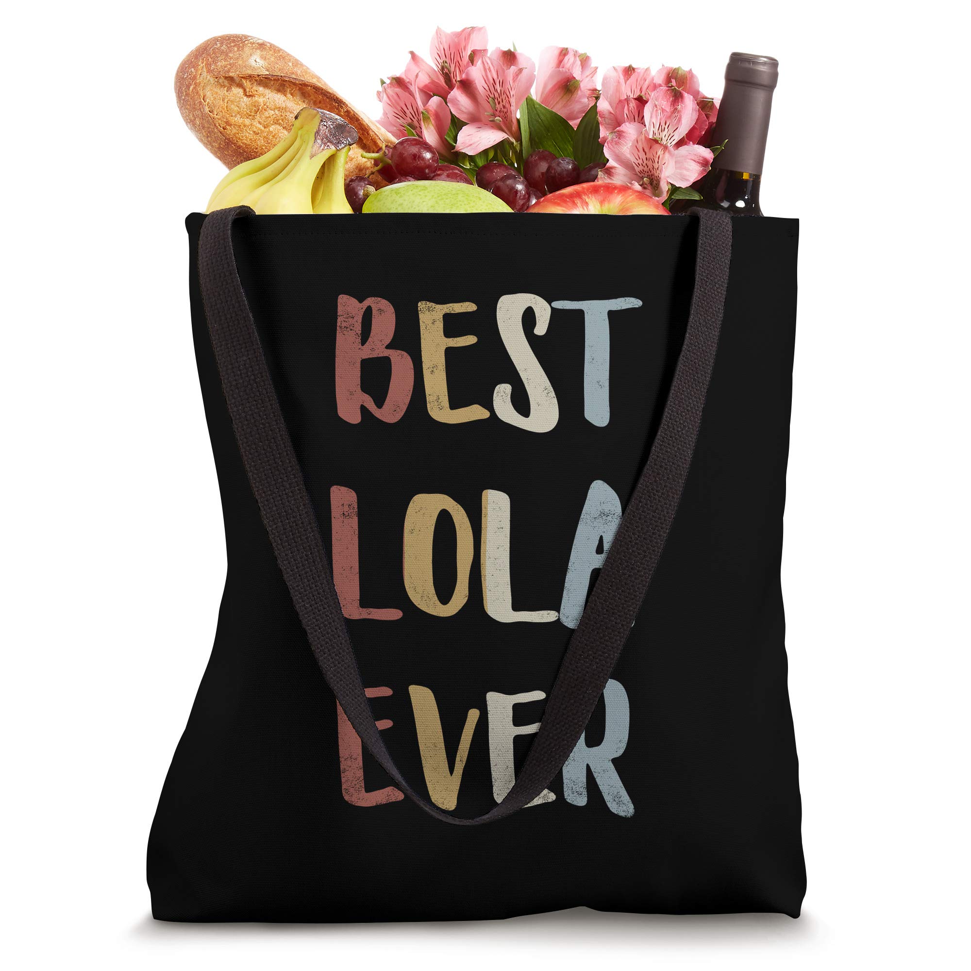 Best Lola Ever Retro Vintage First Name Gift Tote Bag