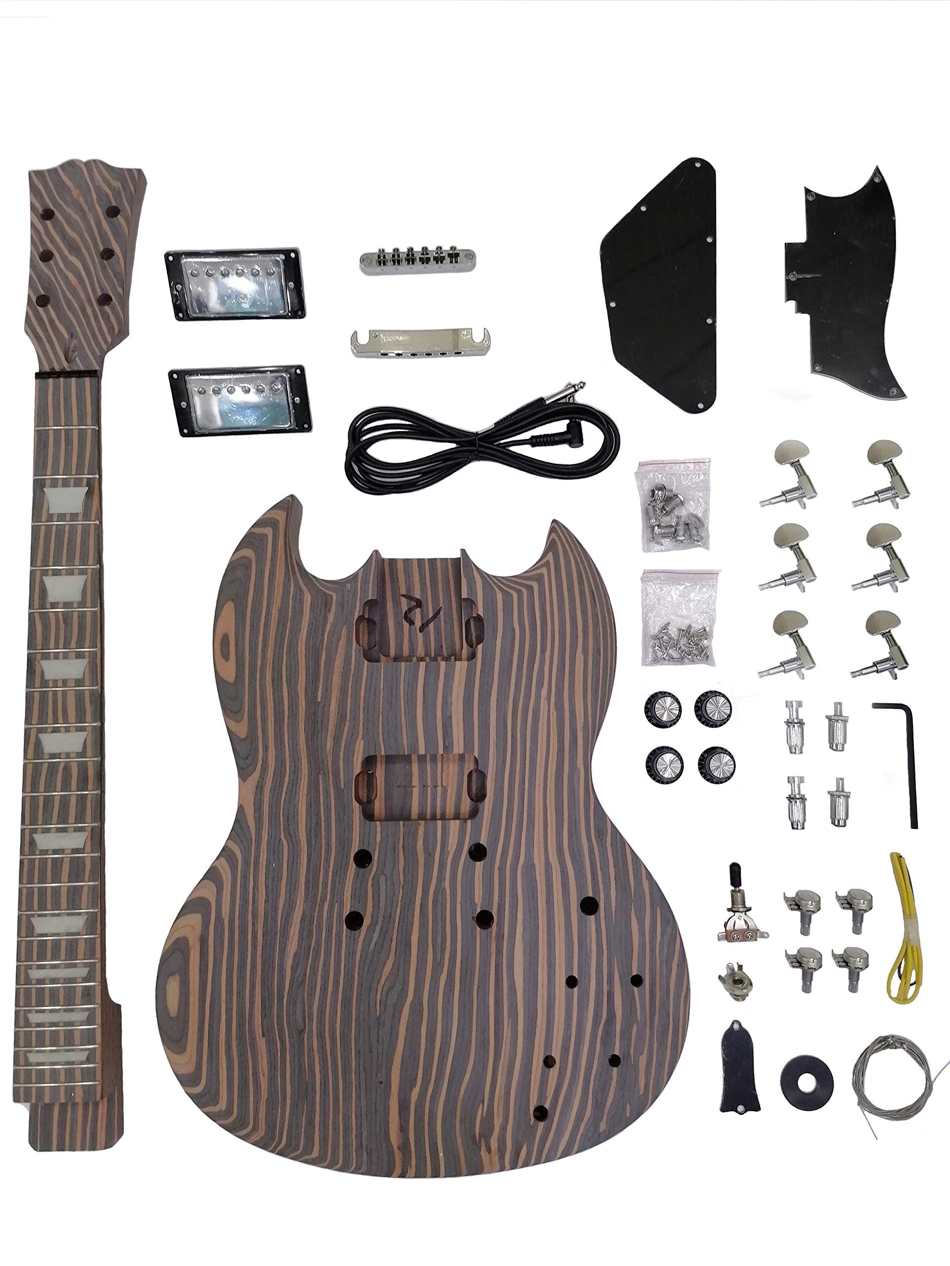 DIY Electric Guitar Kits for sg Guitar Solid Body Build your own guitar