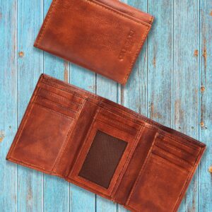 CALGARI® Italian Luxury Leather Wallets For Men | Trifold