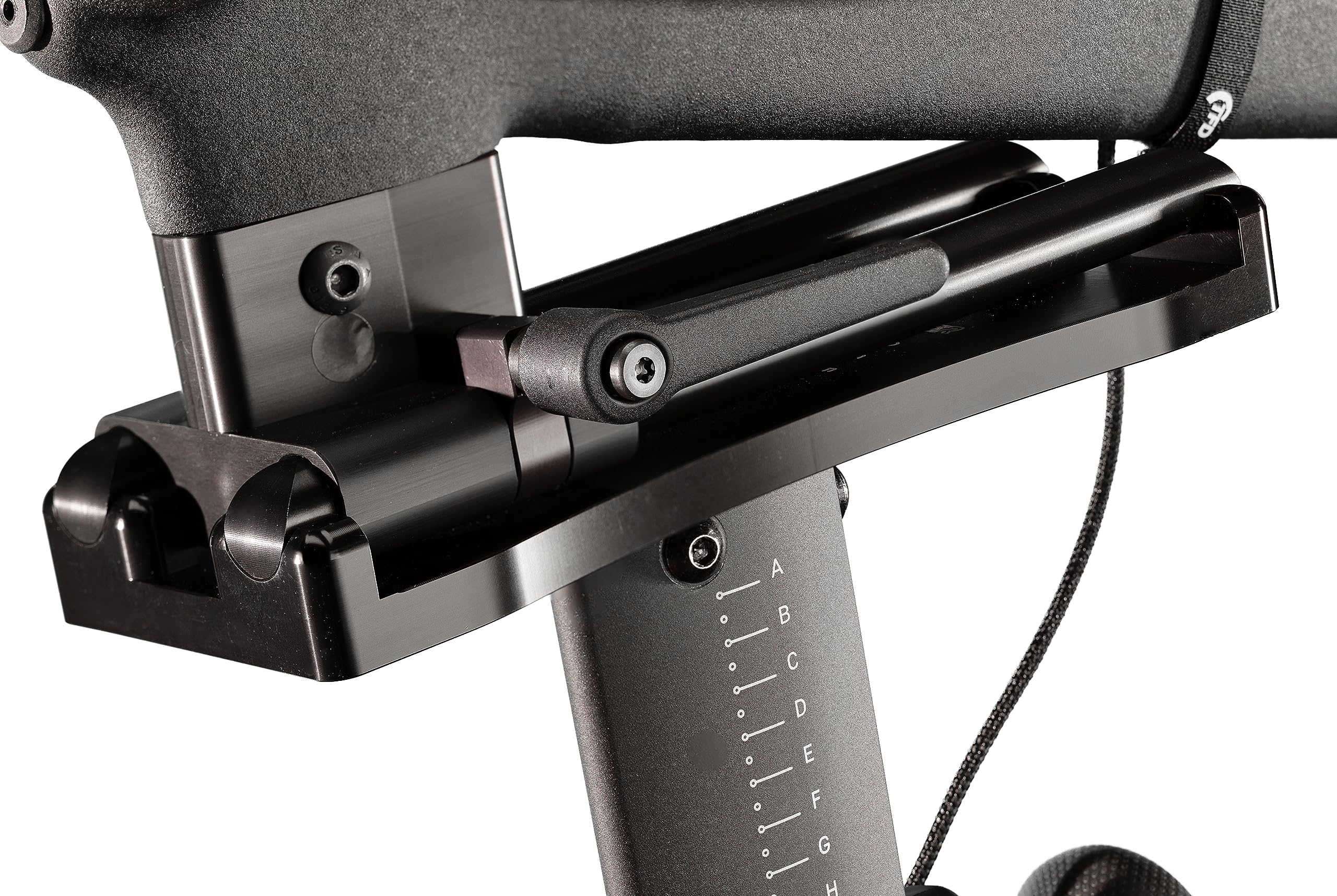 TFD Adjuster, Compatible with Peloton Bike & Bike+ (Original Gen 3 & Bike Plus), Made in USA - Handlebar Mod Adjusts Handle Bar Position for Any Rider | Black Design - Optimal Peloton Accessories