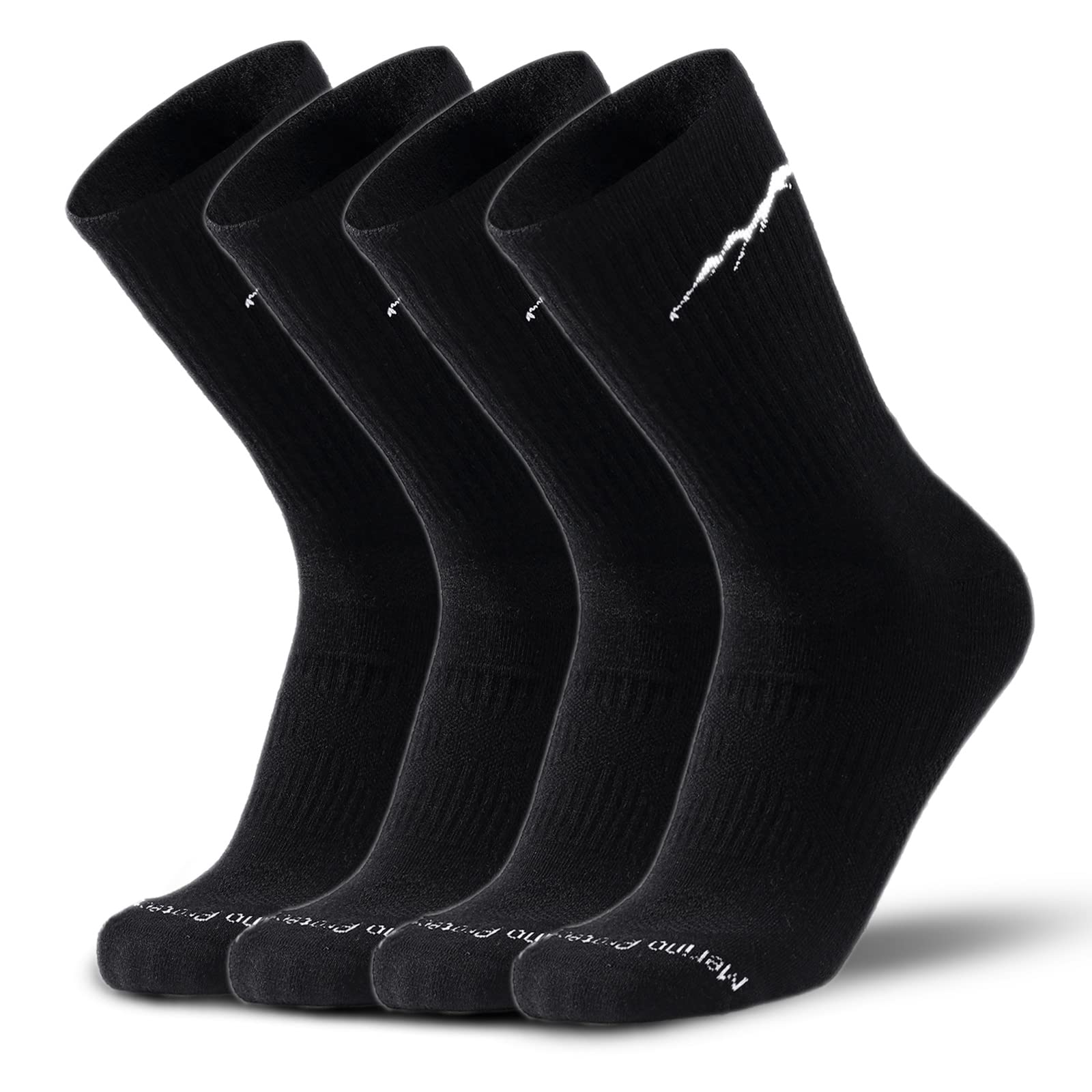 Merino Protect Merino Wool Socks for Men Warm Soft Hiking Socks Odor Resistant Crew Socks Hiking Hunting Cycling