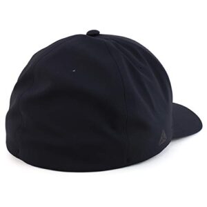 Armycrew XXL Oversize Sweat Free Stain Block Structured Flex Fitted Baseball Cap - Black - 2XL