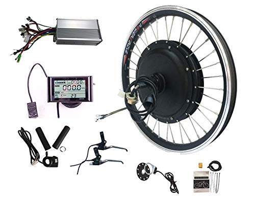 E-Bike 48V 1000W 27.5" Bike Front Wheel Conversion Kit, Hub Motor with LCD