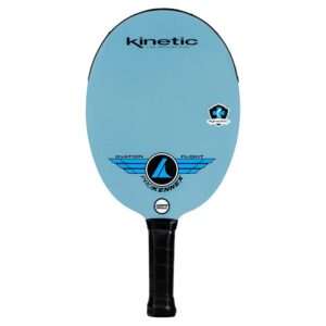 prokennex ovation flight- pickleball paddle with toray t700 carbon fiber face - comfort pro grip - usapa approved (blue)