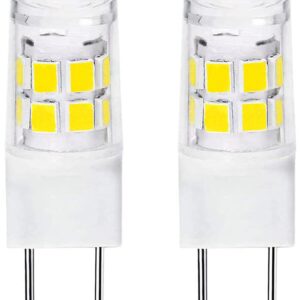 SZHZBZW G8 Led Bulb 3W Equivalent 20W Replaces WB25X10019 Microwave Light Bulbs Daylight White 6000K 2 Pack