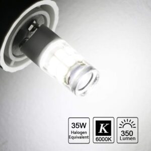 SZHZBZW G8 Led Bulb 3W Equivalent 20W Replaces WB25X10019 Microwave Light Bulbs Daylight White 6000K 2 Pack