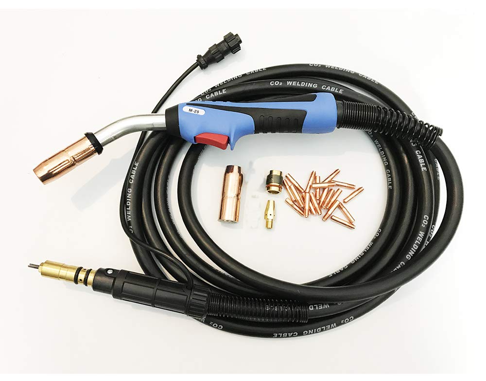 250A Mig Welding Gun fits Miller M25 M-25 Millermatic 200, 210, 212, 250, 250X, 251, 252, and Vintage (15ft .035 Kit)