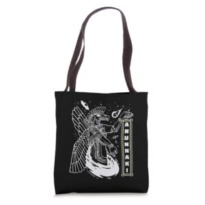 anunnaki sumerian gift for ancient astronaut theorists tote bag