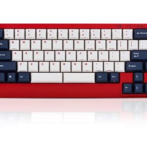 Leopold FC650MDS White Blue Star PD 65% Double Shot PBT Mechanical Keyboard Cherry MX Silent Red