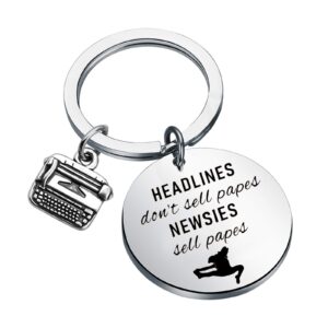 aktap inspired gift musical theatre keychain gift headlines don't sell papes sell papes