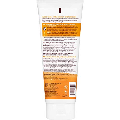 Palmer's Cocoa Butter & Biotin Length Retention Defining Hair Gel, 7 Ounce