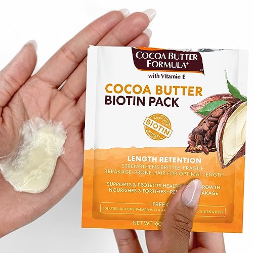 Palmer's Cocoa Butter & Biotin Length Retention Biotin Pack, 2.1 Ounce