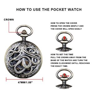 Classic Hollow Design Hand Winding Mechanical Pocket Watch Mens Watches