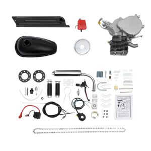 loyalheartdy 100cc bicycle engine kit bike bicycle motorized 2 stroke petrol gas motor engine kit for most 26"/28" bike (36 sprocket)