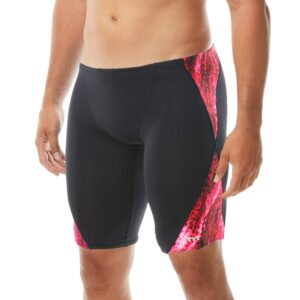 tyr sport men's standard jammer, red, 26