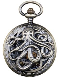 classic hollow design hand winding mechanical pocket watch mens watches