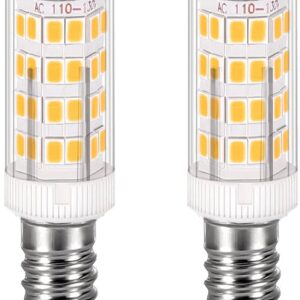 SZHZBZW E11 Led Bulb Replaces T4/T3 JD Type Clear Light Bulbs Warm White 3000K 2 Pack