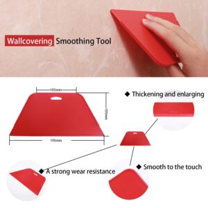 Wallpaper Smoothing Tool Kit with Felt Squeegee Seam Roller for Contact Paper Peel and Stick Wallpaper Car Wrap Vinyl Window Tint Glass Film