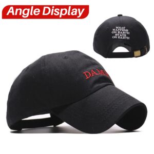 AFOGELK Embroidered Dad Hat Adjustable Snapback Baseball Cap Black