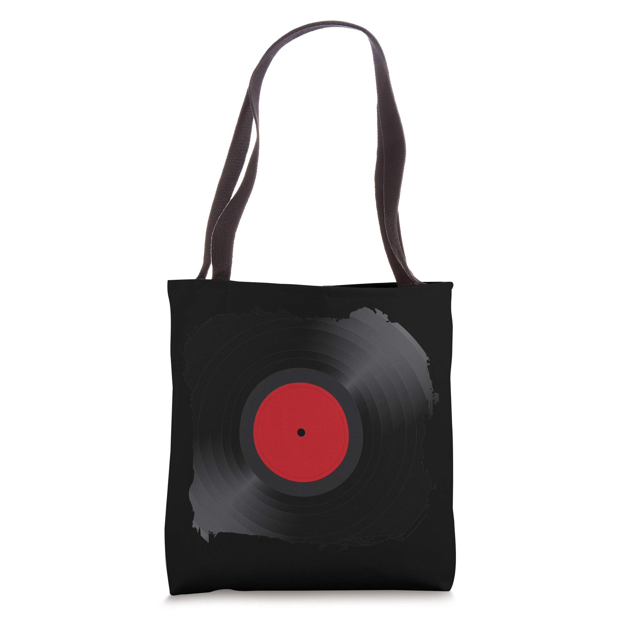 Retro Vinyl Record Turntable Funny Music Vintage Lover Gift Tote Bag