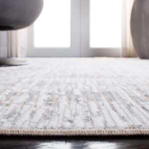 MARTHA STEWART x SAFAVIEH 8' x 10' Ivory/Beige MSR8979A Sabrina Living Room Dining Bedroom Area Rug