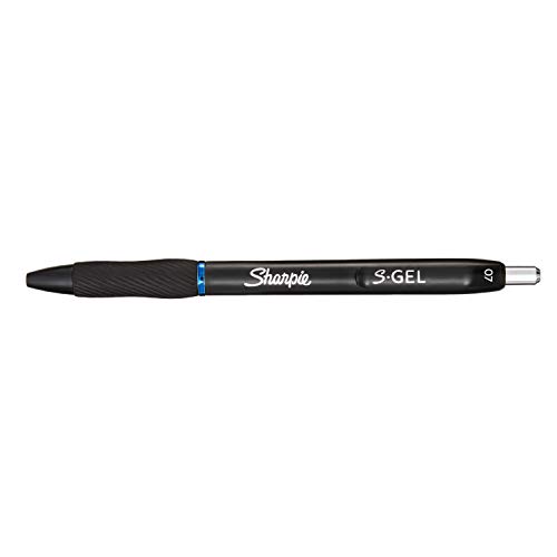 Sharpie S-Gel | Gel Pens | Medium Point (0.7mm) | Blue Ink | 12 Count