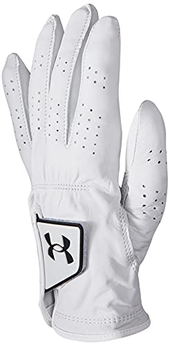 Under Armour Spieth Tour Glove - 1363656-100 - White/Black - LXL