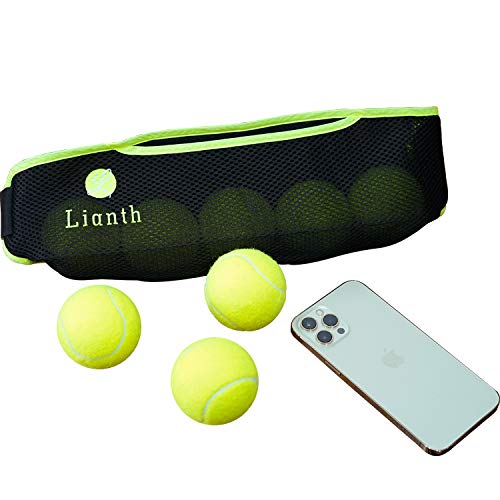 Lianth Tennis Ball Band for Holding Tennis Balls and Pickleballs Running Waist Bag for Women Men Kids…