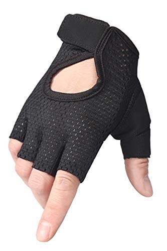 Wujiapo Dragon Breathable Mountain Bike Sports Gloves for Cycling,Hiking and Other Fitness Sports (Black, L)