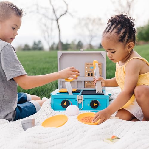 Melissa & Doug Let’s Explore Camp Stove Play Set – 24 Pieces - FSC Certified